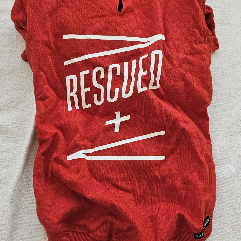 New w/o Tags. Easy, Tiger 'Rescued' Dog Sweater